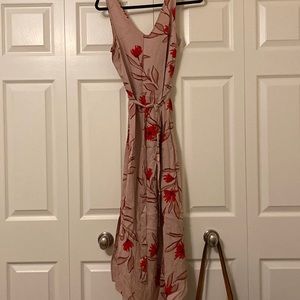 Lilac and flowered sundress